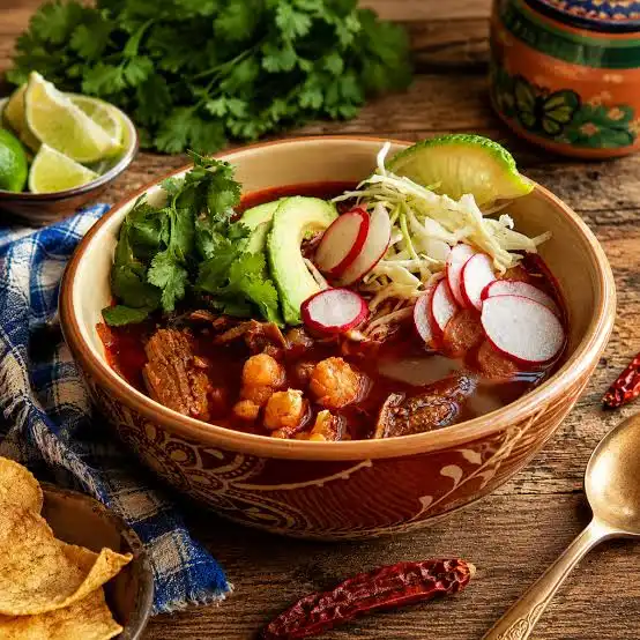 Pozole (32 oz).