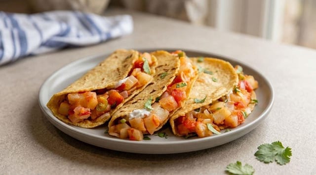 Papas a la Mexicana.